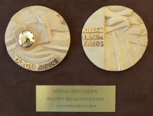 Medal for Exofin Folding Fins
